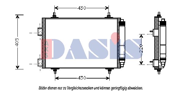 AKS DASIS Kondensaator,kliimaseade 162004N